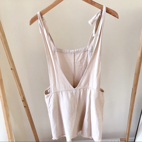 ✨SOLD✨ Verge Girl Tie Strap Overall Fringe Dress - Picture 3 of 4